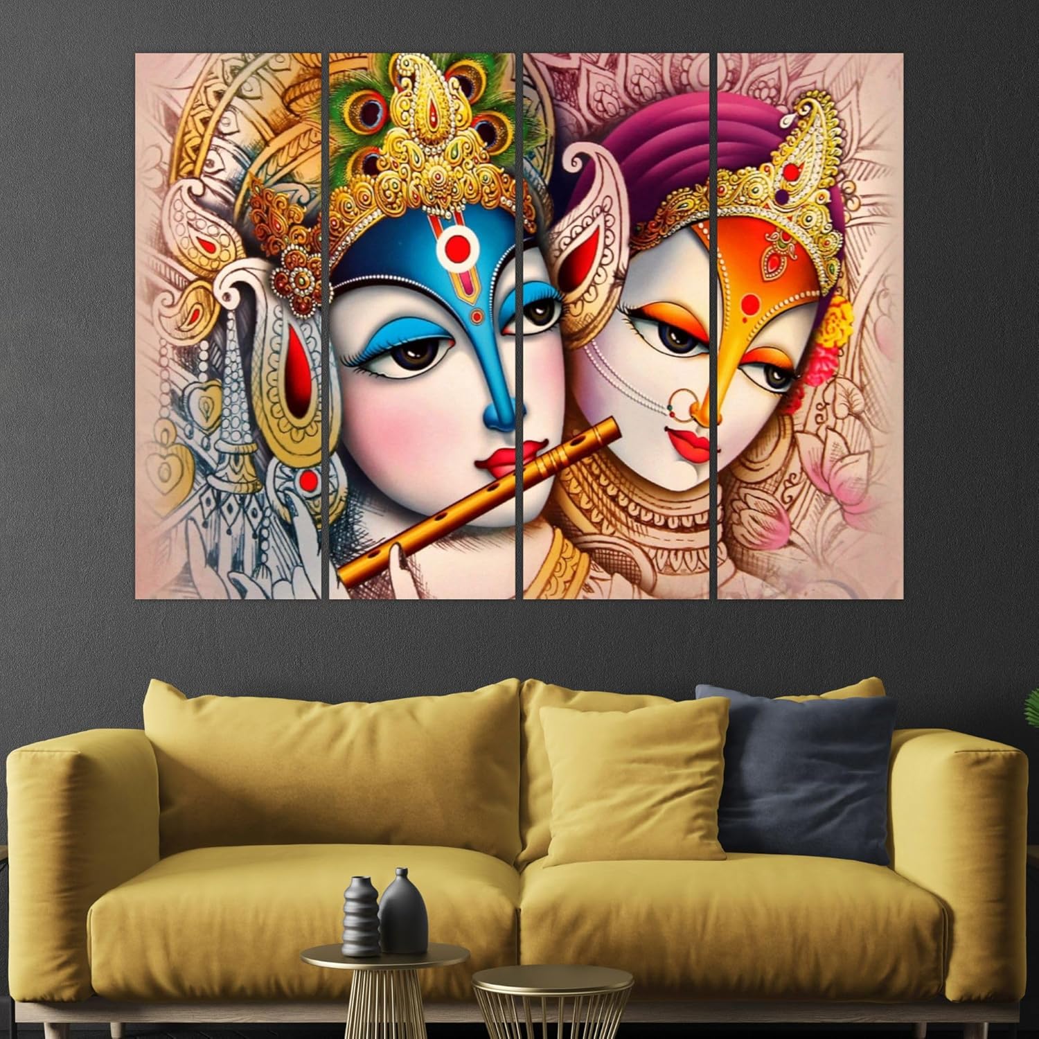 inep-b0cgjgkk36-krishna-tastic-divine-love-framed-wall-art-showcasing-four-vibrant-panels-of-radha-and-krishna-in-love.jpg